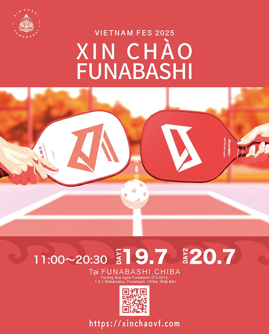 THỬ SỨC VỚI PICKLEBALL TẠI “XIN CHÀO! FUNABASHI” !
